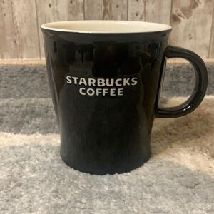 🐺Starbucks New Black Bone China Cup 2008